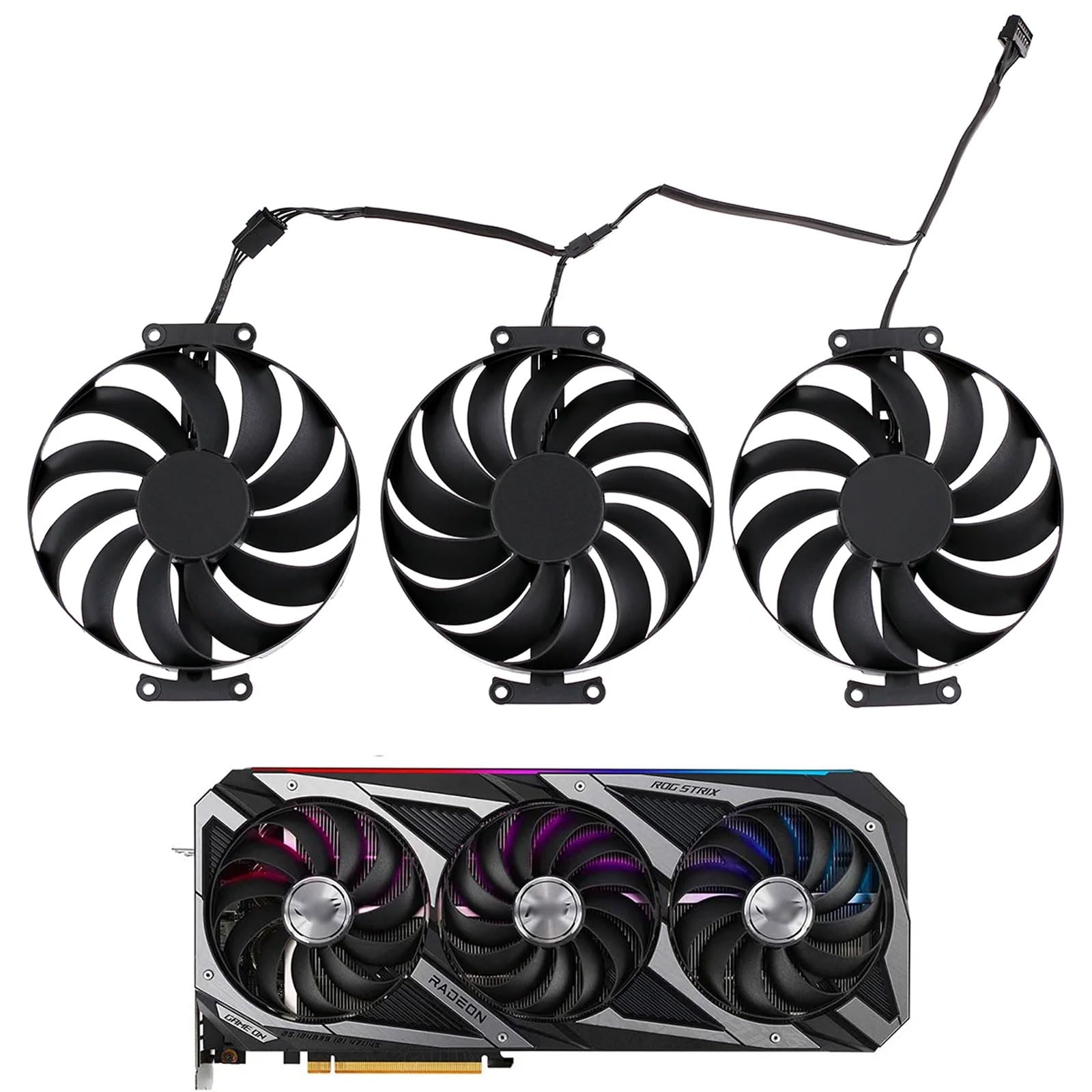 Amazon.com: 95MM T129215SU Cooling Fan Replacement for ASUS